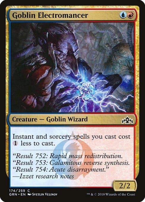 Magic the Gathering Card - Goblin Electromancer - MTG Circle