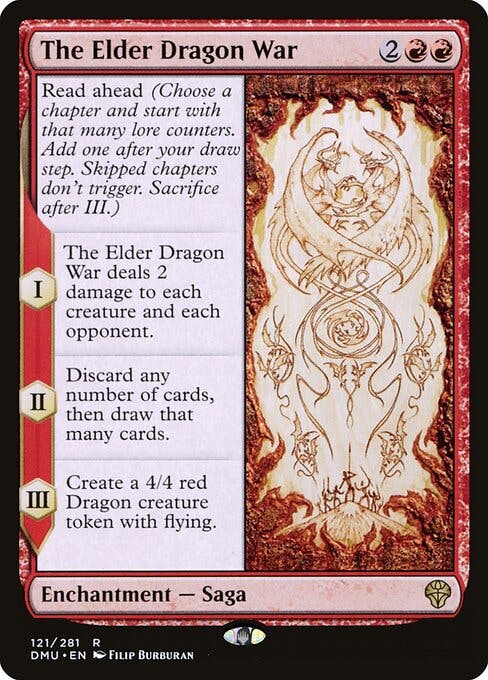 Magic the Gathering Card - The Elder Dragon War - MTG Circle