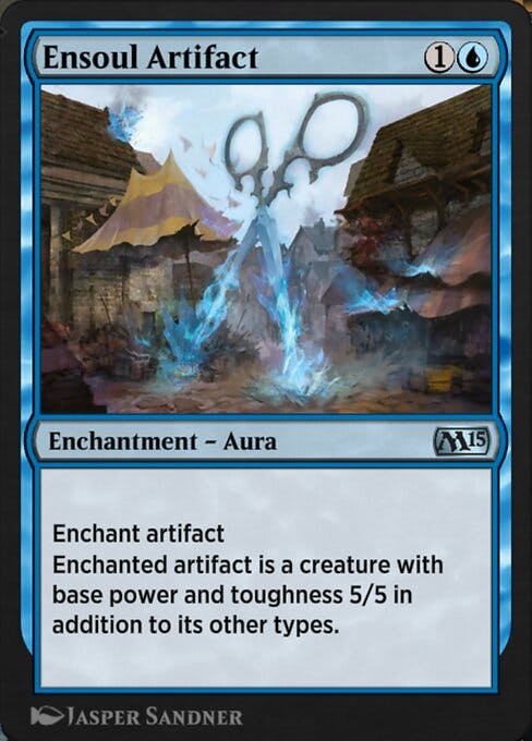 Magic the Gathering Card - Ensoul Artifact - MTG Circle