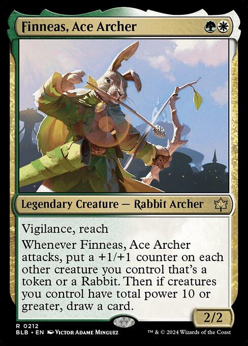 Magic the Gathering Card - Finneas, Ace Archer - MTG Circle