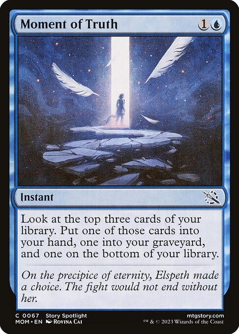 Magic the Gathering Card - Moment of Truth - MTG Circle