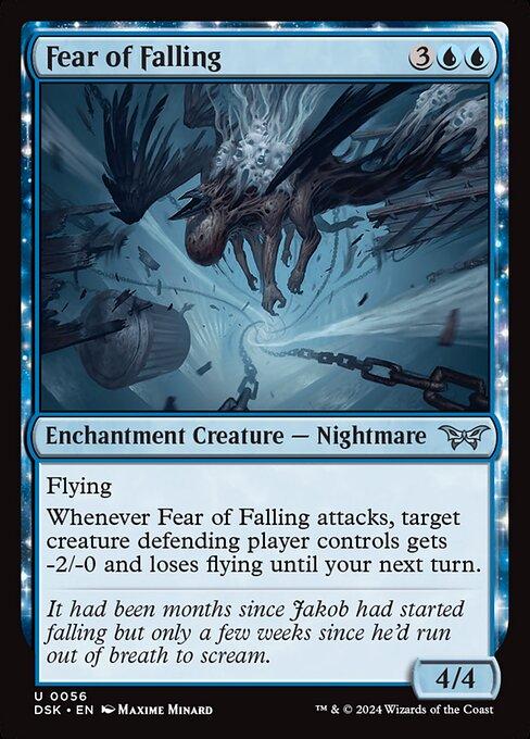 Magic the Gathering Card - Fear of Falling - MTG Circle