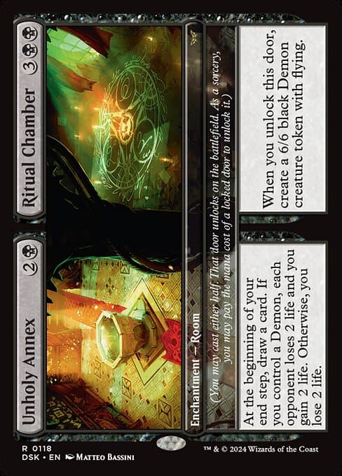 Magic the Gathering Card - Unholy Annex // Ritual Chamber - MTG Circle