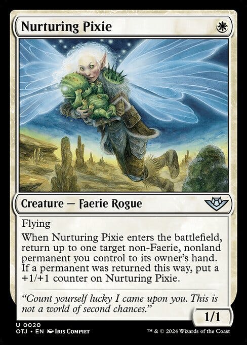 Magic the Gathering Card - Nurturing Pixie - MTG Circle