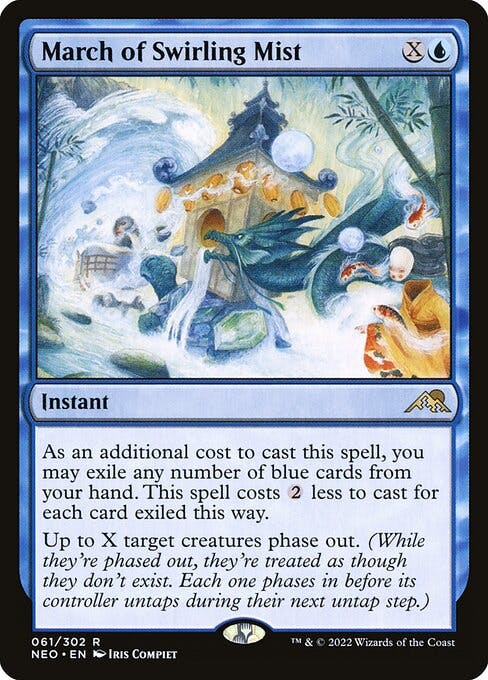 Magic the Gathering Card - March of Swirling Mist - MTG Circle