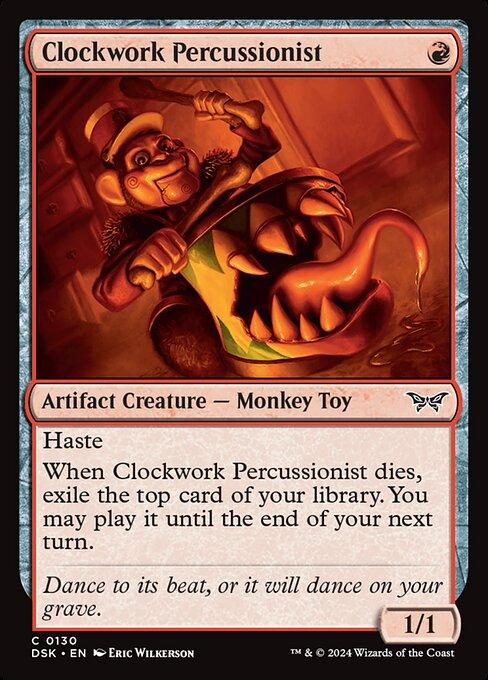 Magic the Gathering Card - Clockwork Percussionist - MTG Circle