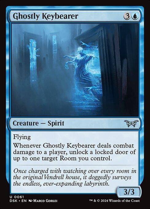 Magic the Gathering Card - Ghostly Keybearer - MTG Circle