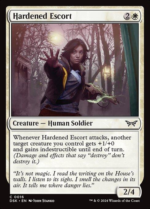 Magic the Gathering Card - Hardened Escort - MTG Circle