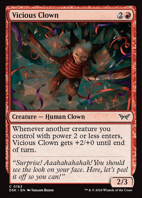 Magic the Gathering Card - Vicious Clown - MTG Circle