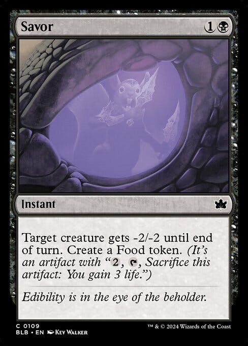 Magic the Gathering Card - Savor - MTG Circle