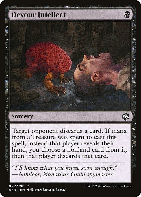 Magic the Gathering Card - Devour Intellect - MTG Circle