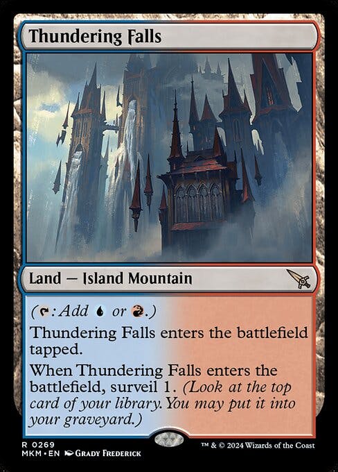 Magic the Gathering Card - Thundering Falls - MTG Circle