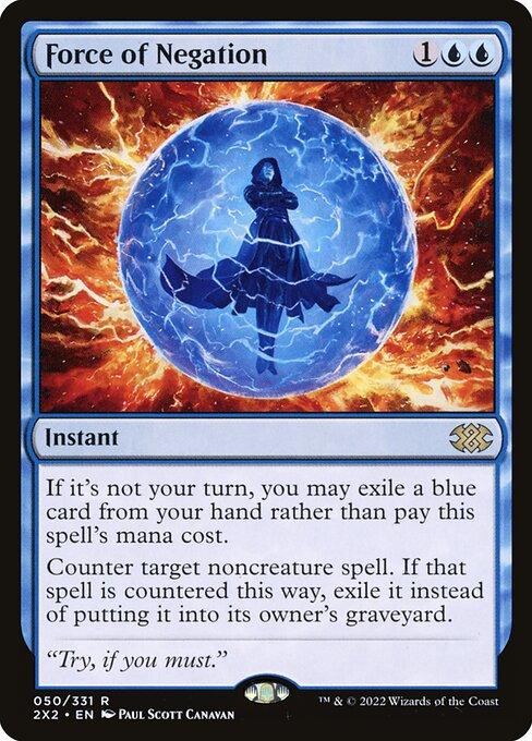 Magic the Gathering Card - Force of Negation - MTG Circle