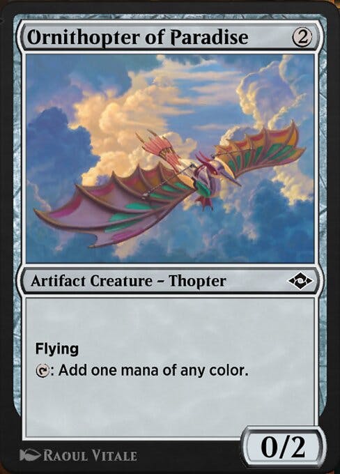 Magic the Gathering Card - Ornithopter of Paradise - MTG Circle