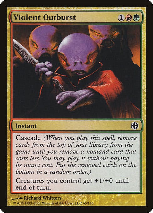 Magic the Gathering Card - Violent Outburst - MTG Circle