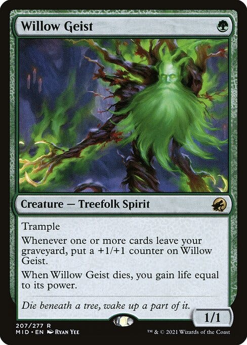 Magic the Gathering Card - Willow Geist - MTG Circle