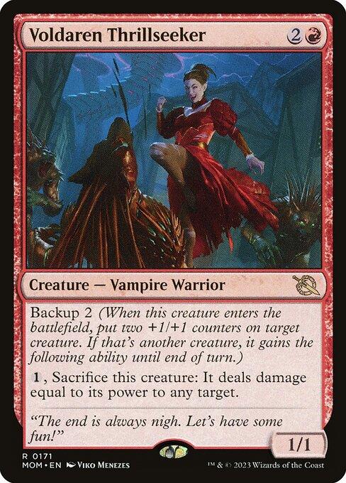 Magic the Gathering Card - Voldaren Thrillseeker - MTG Circle