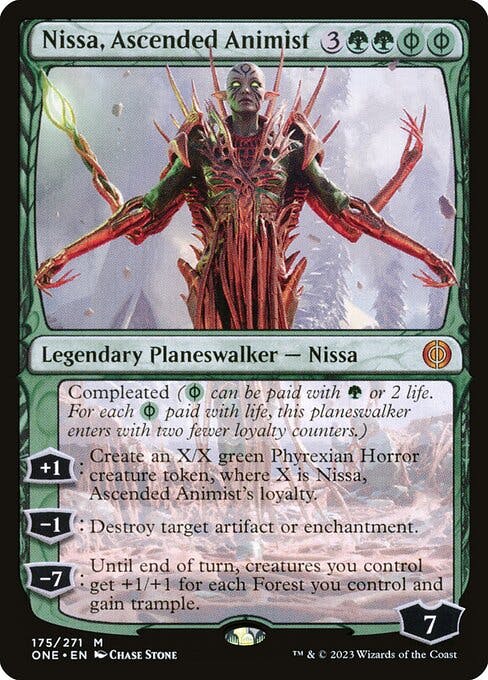 Magic the Gathering Card - Nissa, Ascended Animist - MTG Circle