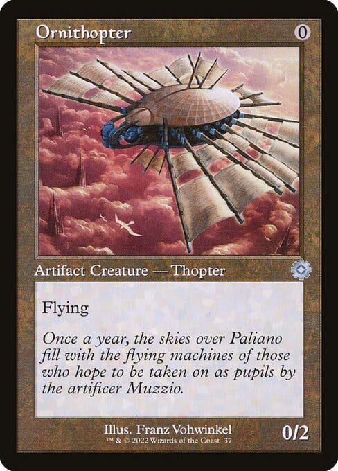 Magic the Gathering Card - Ornithopter - MTG Circle