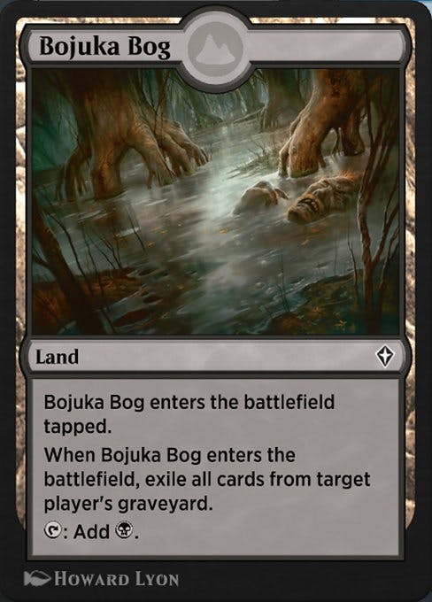 Magic the Gathering Card - Bojuka Bog - MTG Circle