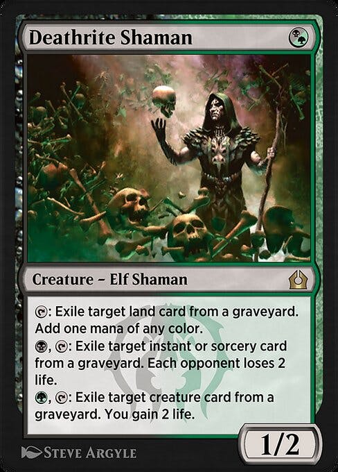 Magic the Gathering Card - Deathrite Shaman - MTG Circle
