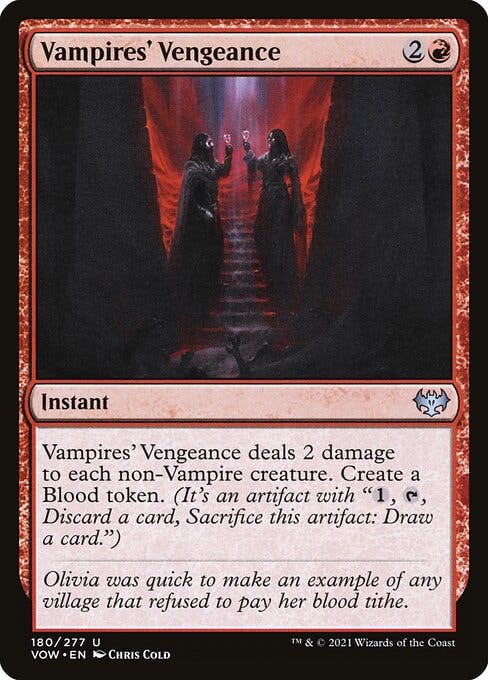 Magic the Gathering Card - Vampires' Vengeance - MTG Circle