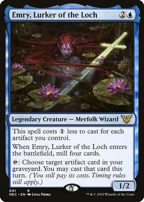 Magic the Gathering Card - Emry, Lurker of the Loch - MTG Circle