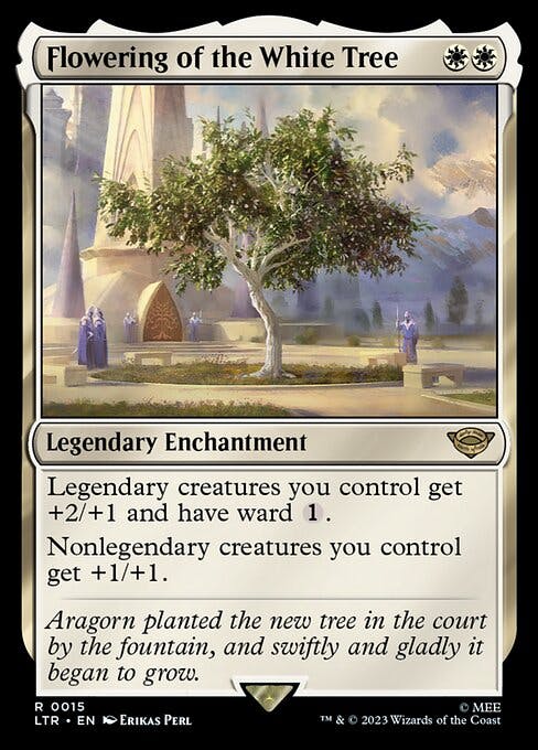 Magic the Gathering Card - Flowering of the White Tree - MTG Circle