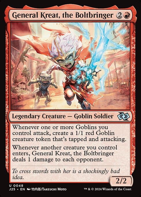 Magic the Gathering Card - General Kreat, the Boltbringer - MTG Circle