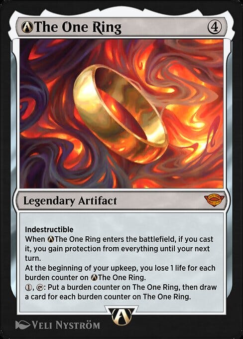Magic the Gathering Card - A-The One Ring - MTG Circle