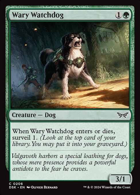 Magic the Gathering Card - Wary Watchdog - MTG Circle