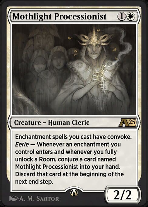 Magic the Gathering Card - Mothlight Processionist - MTG Circle