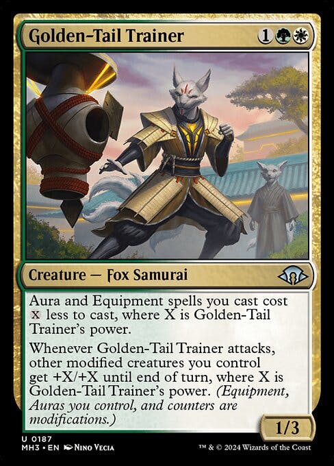 Magic the Gathering Card - Golden-Tail Trainer - MTG Circle