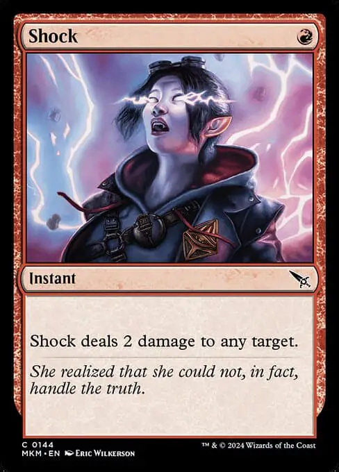 Magic the Gathering Card - Shock - MTG Circle