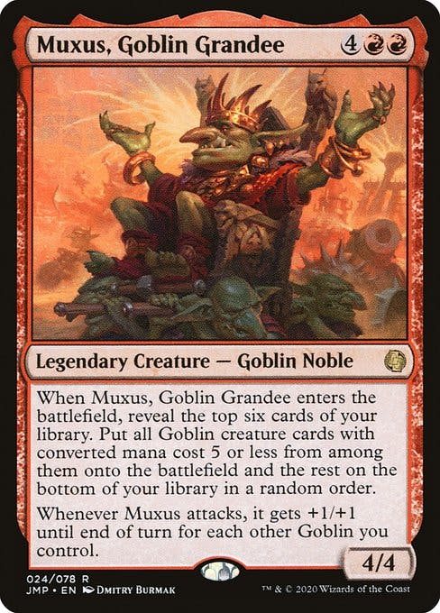 Magic the Gathering Card - Muxus, Goblin Grandee - MTG Circle