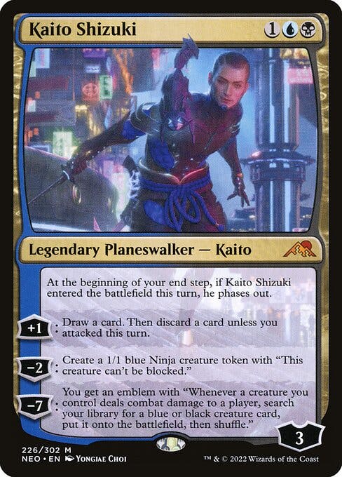 Magic the Gathering Card - Kaito Shizuki - MTG Circle