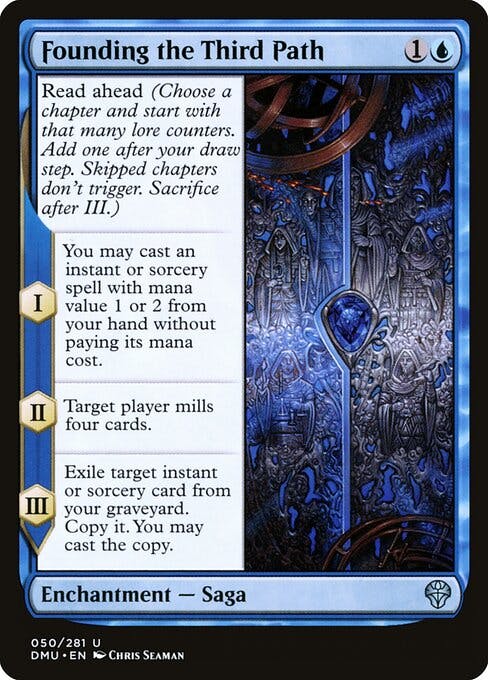 Magic the Gathering Card - Founding the Third Path - MTG Circle