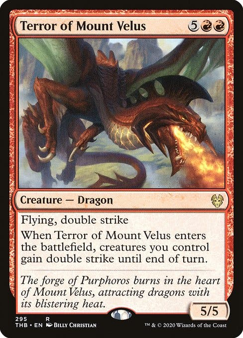 Magic the Gathering Card - Terror of Mount Velus - MTG Circle