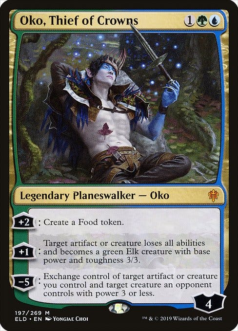 Magic the Gathering Card - Oko, Thief of Crowns - MTG Circle