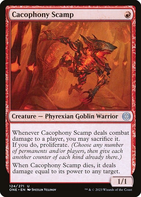 Magic the Gathering Card - Cacophony Scamp - MTG Circle