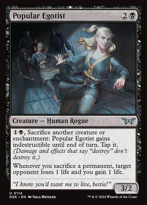 Magic the Gathering Card - Popular Egotist - MTG Circle