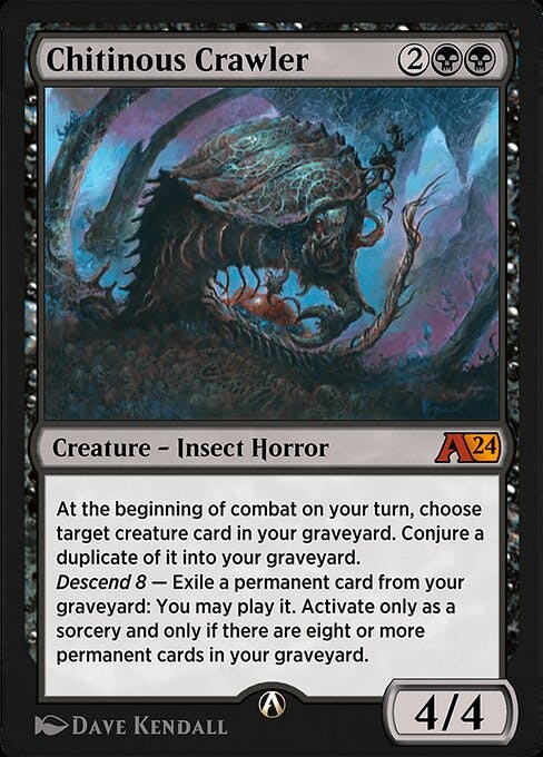 Magic the Gathering Card - Chitinous Crawler - MTG Circle