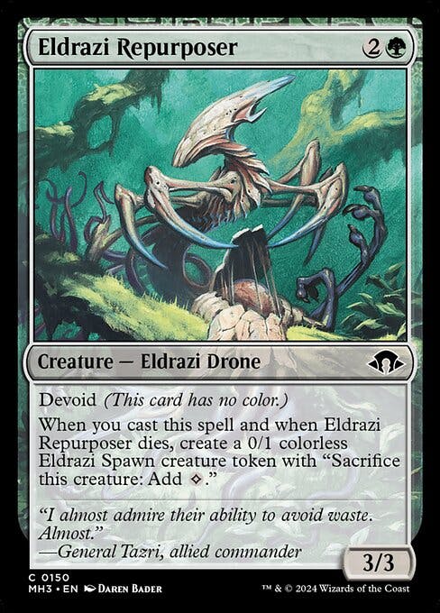 Magic the Gathering Card - Eldrazi Repurposer - MTG Circle