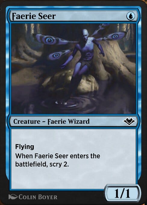 Magic the Gathering Card - Faerie Seer - MTG Circle