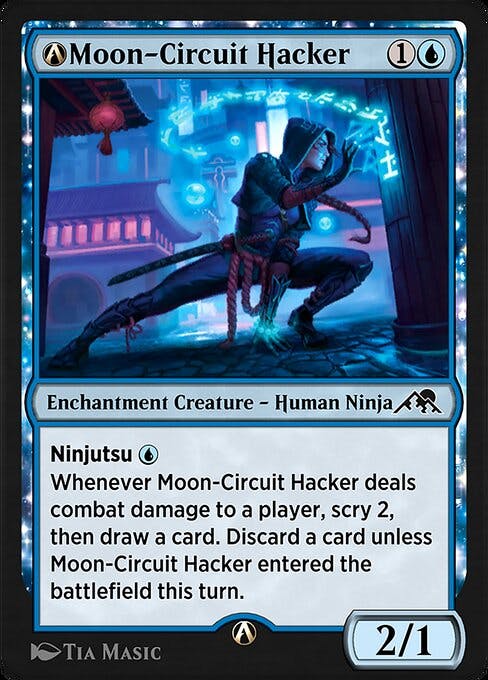 Magic the Gathering Card - A-Moon-Circuit Hacker - MTG Circle