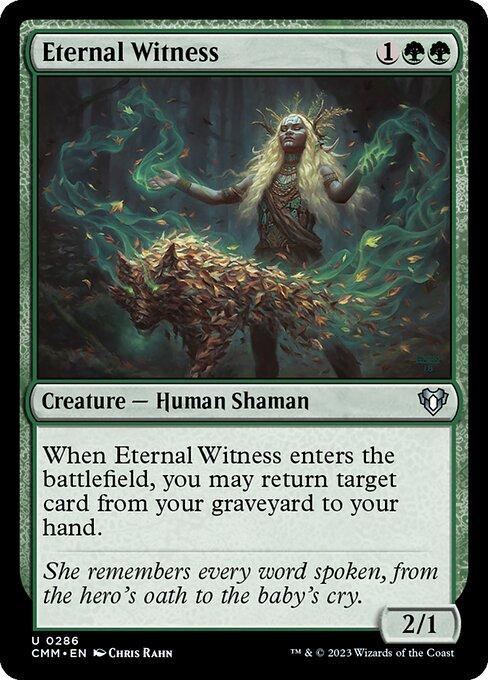 Magic the Gathering Card - Eternal Witness - MTG Circle