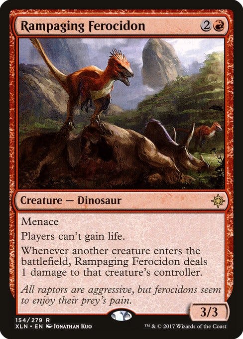 Magic the Gathering Card - Rampaging Ferocidon - MTG Circle