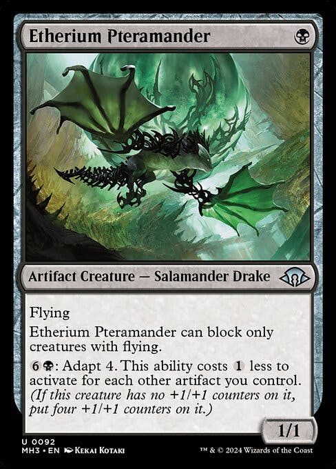 Magic the Gathering Card - Etherium Pteramander - MTG Circle