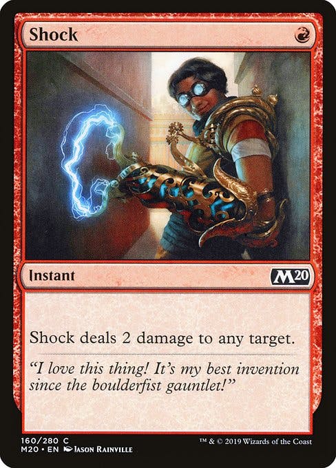 Magic the Gathering Card - Shock - MTG Circle