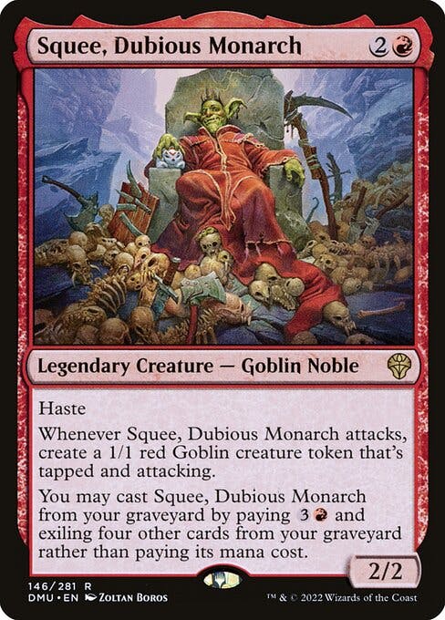 Magic the Gathering Card - Squee, Dubious Monarch - MTG Circle